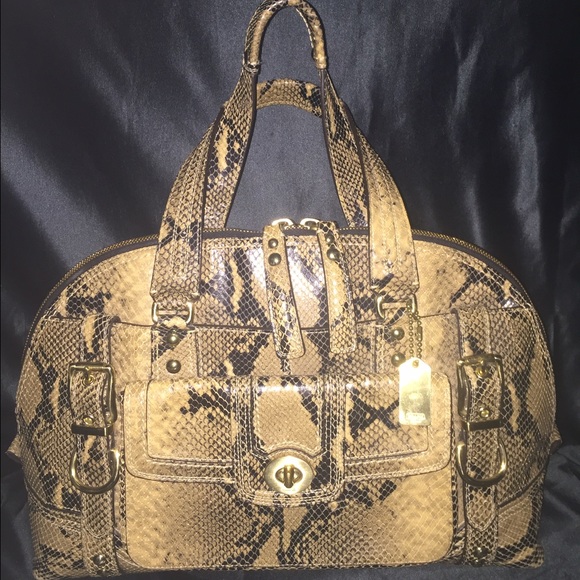 Coach python bag