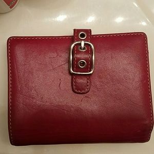 Red Coach wallet