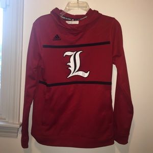 Red Louisville hoodie