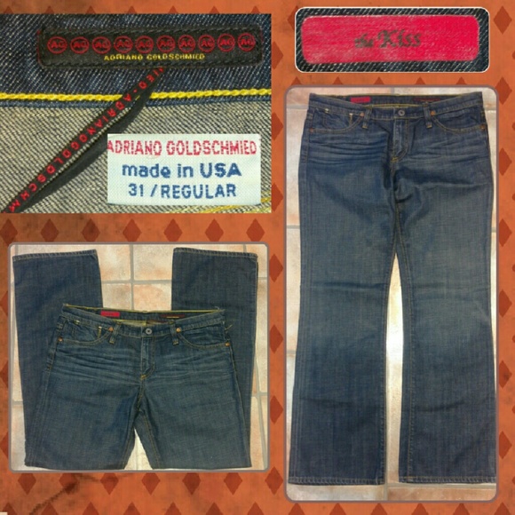 31R AG 'The Kiss' straight leg stretch jeans