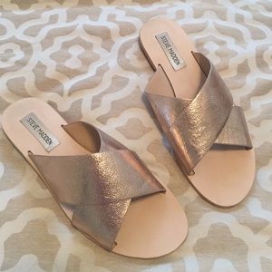 Steve Madden Gold Sandals