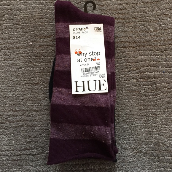 NEW with tags 2pack Boot socks by HUE