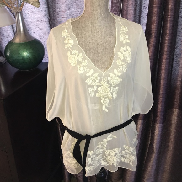 Sheer blouse