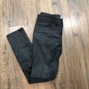 Rachel Zoe Julie' Skinny High Gloss Coated Jeans