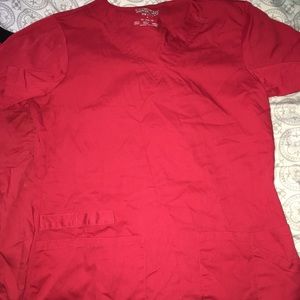 3 Sets of Red Cherokee Scrubs XS