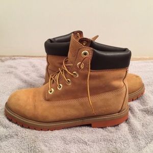 Orange Bottom Timberlands
