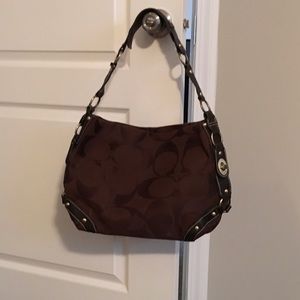 Brown hobo style pocketbook