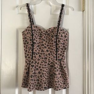 Guess leopard shirt