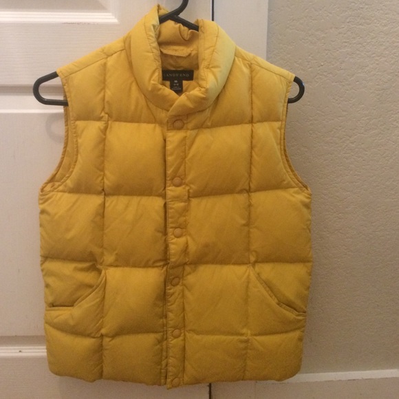 Lands End Puffer Vest Medium 10-12