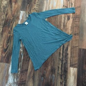 Cabi Swing Tee, heathered turquoise, XS