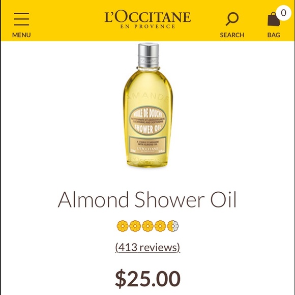 MOVING 6/1 ✨L' Occitane Almond Shower Oil