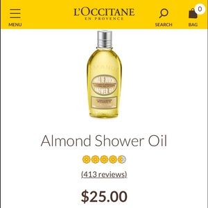 MOVING 6/1 ✨L' Occitane Almond Shower Oil