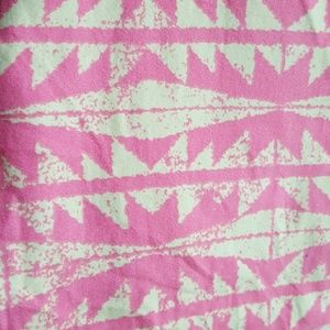 TC pink and off white leggings