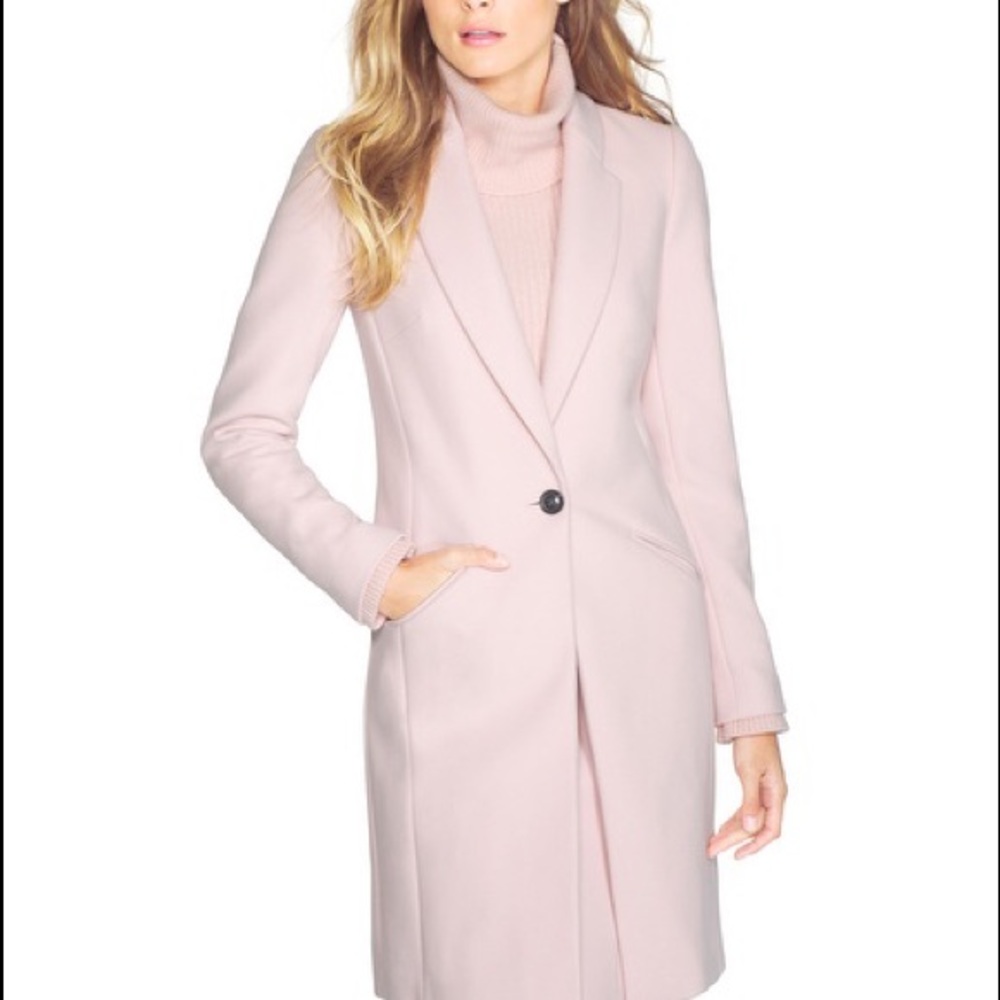 Host pick 🎉🎉🎉🎉🎉🎉🎉🎉WHBM NWT PINK DRESS COAT