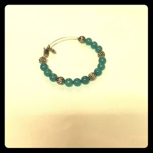 Alex & Ani blue beaded bangle