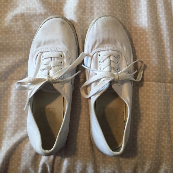 White Womens vans!