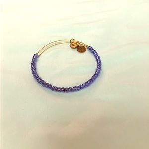 Alex & Ani blue beaded bangle - like new!
