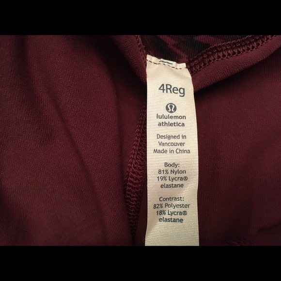 🚫SOLD🚫 Lululemon Groove Pants III-Red Grape - Picture 3 of 4