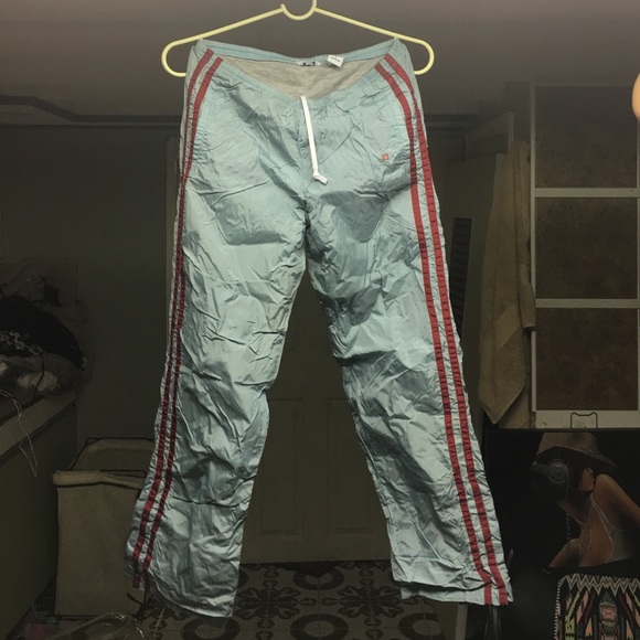L • Abercrombie blue joggers sweat pants - Picture 1 of 4
