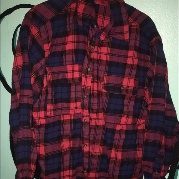 Plaid button up