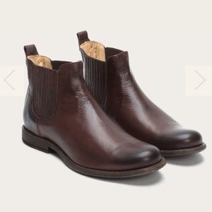 Frye Phillip Chelsea Dark Brown Leather Boot