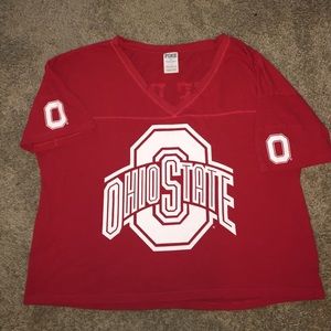 Ohio state crop top