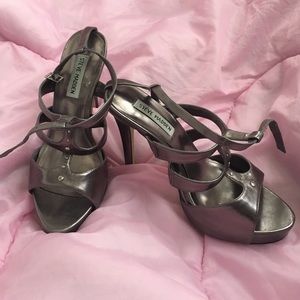Silver Steve Madden Heels