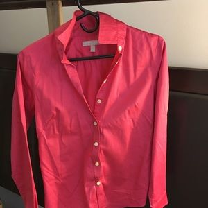 Banana Republic Tops - Banana Republic size 8p Pink Button Down Banana Republic Tops - Banana Republic size 8p Pink Button Down