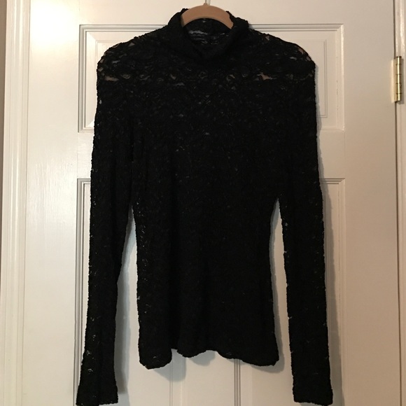 Black lace long sleeve