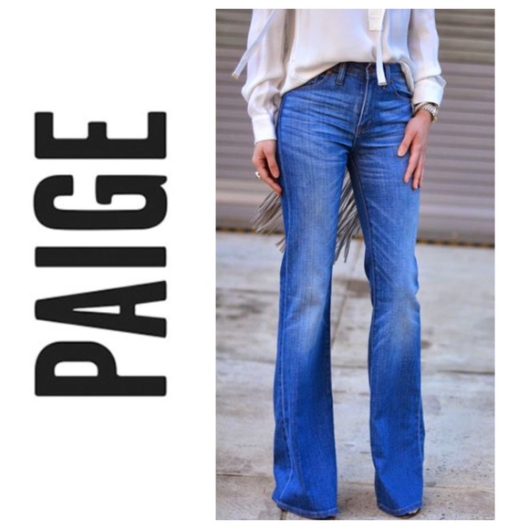 PAIGE Denim - Paige Laurel Canyon Bootcut embroidered pockets