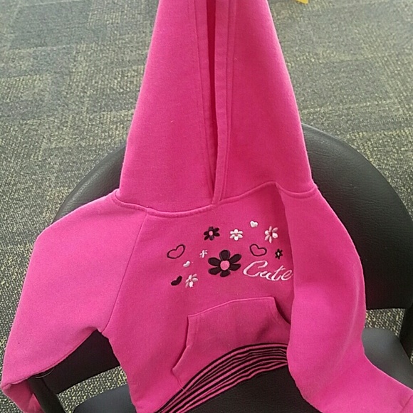 pink hoodie size 4t