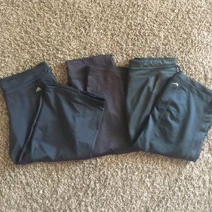 Bundle of 3 workout capris