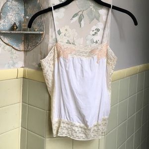Victorian Lace and Linen Top