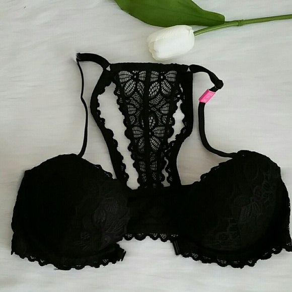 Nwt Pink Vs Date Racerback Push-up  Bra Size 36C - Picture 4 of 4