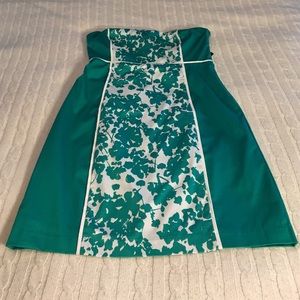Green & White Dress