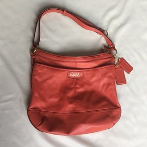 Authentic Coach "Poppy" All Leather Handbag