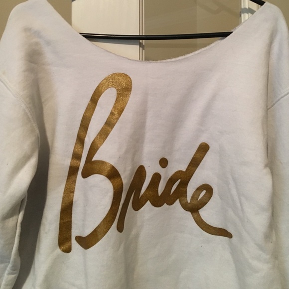 Bride oversized sweater .