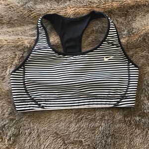 Nike Striped Sports Bra
