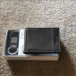 New Calvin Klein wallet 79536 money clip