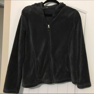 Danskin - Ladies full zip fleece hooded jacket