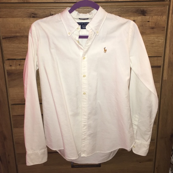 White Button up Ralph Lauren!