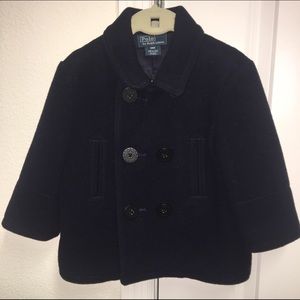 Polo - Ralph Lauren boy peacoat LIKE NEW 18 months