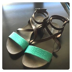 Cute ankle wrap sandals