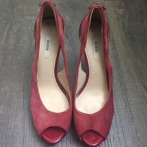 Guess Shoes - Guess peep toe pumps size 9 Guess Shoes - Guess peep toe pumps size 9