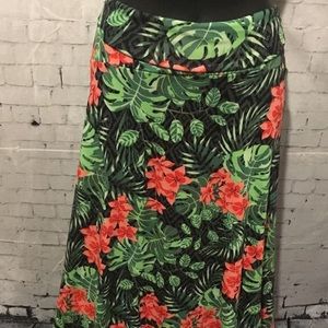 LuLaRoe Maxi Skirt 2XL NWT
