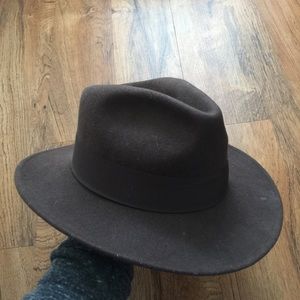 Jaxon brand Crushable Brown Fedora