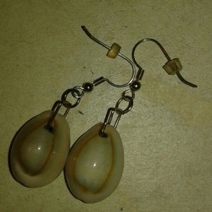 Cowrie shell earrings