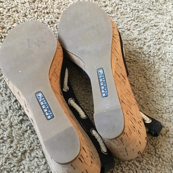 Sperry Peep-Toe Wedges - Picture 4 of 4