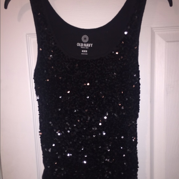 Sequin tank top