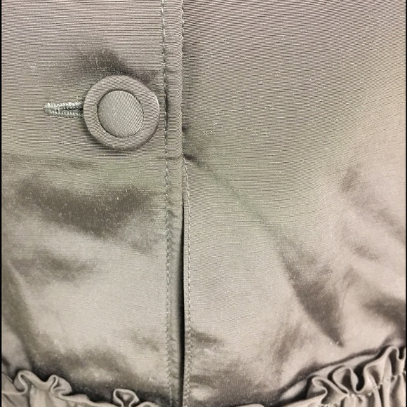 Faille Ruffle Trimmed Jacket - Picture 4 of 4